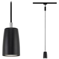 Paulmann 230V-railsysteem lamp, Hanglamp URail GU10 Zwart (mat)