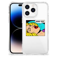 Apple iPhone 14 Pro Max Anti Shock Bumper Case Popart Oh Yes - thumbnail