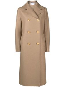 Harris Wharf London manteau croisé en laine vierge - Tons neutres