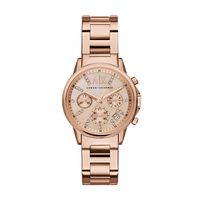 Armani Exchange horlogeband AX4326 Roestvrij staal (RVS) Rosé 18mm