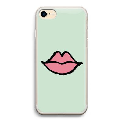 Kusje: iPhone 7 Transparant Hoesje