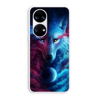 Where Light And Dark Meet: Huawei P50 Transparant Hoesje