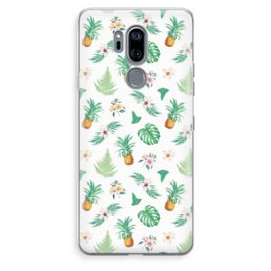 Ananas bladeren: LG G7 Thinq Transparant Hoesje
