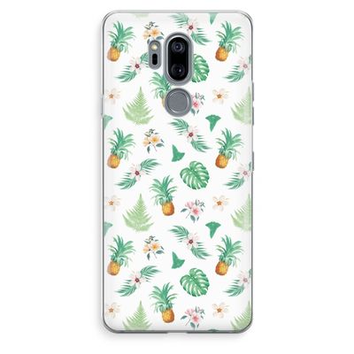 Ananas bladeren: LG G7 Thinq Transparant Hoesje