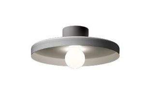 TossB - Disk mini Wandlamp/Plafondlamp Wit/Wit