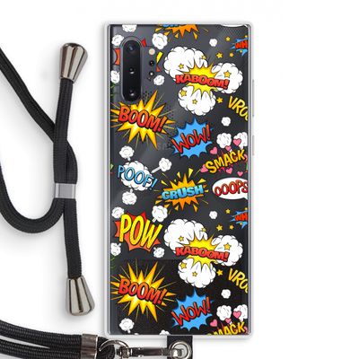 Pow Smack: Samsung Galaxy Note 10 Plus Transparant Hoesje met koord