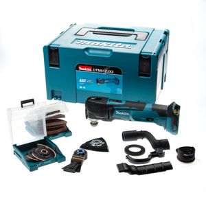 Makita DTM51ZJX3 oscillerend multi-gereedschap Zwart, Blauw 20000 OPM