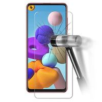Samsung Galaxy A21s Screenprotector van gehard glas - 9H, 0,3 mm - Doorzichtig - thumbnail