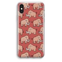 Mammoet: iPhone XS Max Transparant Hoesje