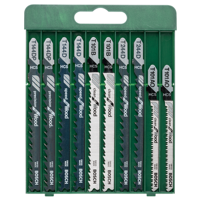 Bosch Accessoires 10-delige decoupeerzaagbladenset T-schacht - 2609256744