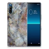 Sony Xperia L4 | TPU | Siliconen hoesje | Marmer Grijs