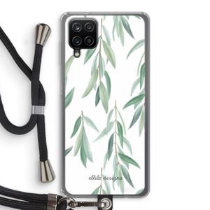Branch up your life: Samsung Galaxy A12 Transparant Hoesje met koord