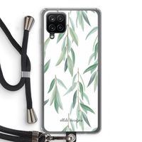 Branch up your life: Samsung Galaxy A12 Transparant Hoesje met koord Branch up your life: Samsung Galaxy A12 Transparant Hoesje met koord