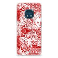 Silicone Back Case Nokia XR20 Angel Skull Rood