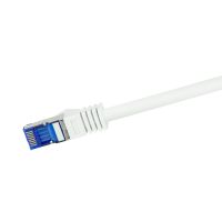 LogiLink C6A011S netwerkkabel Wit 0,25 m Cat6a S/FTP (S-STP) - thumbnail