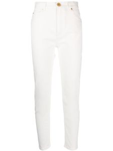 Balmain jean skinny à taille haute - Blanc