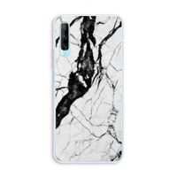 Witte marmer 2: Huawei P Smart Pro Transparant Hoesje