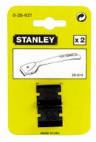 Stanley handgereedschap Reserve Mesje 38mm voor 0-28-617 - 1 stuk/kaart - 0-28-290