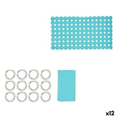 Badset Berilo Blauw PVC Polyethyleen EVA 28 x 42 x 6 cm (12 Stuks)