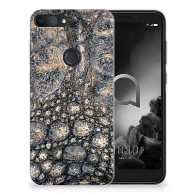 Alcatel 1S (2019) | TPU Hoesje | Krokodillenprint