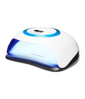 Glow v1 uv/led lamp dual 168w wit met metallic blauw