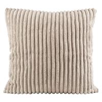 2e Halve Prijs Leen Bakker - Woonkussen Stan - 65x65 Cm - Polyester - Taupe