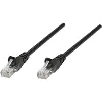 Intellinet 735667 RJ45 Netwerkkabel, patchkabel CAT 6 S/FTP 7.50 m Zwart Vergulde steekcontacten 1 stuk(s)