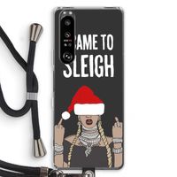 Came To Sleigh: Sony Xperia 1 III Transparant Hoesje met koord