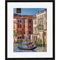 Haes Deco Houten Fotolijst met Passe-partout Venezia zwart voor 1 foto formaat 30x40 of 40x50 -SP12950