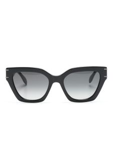 Alexander McQueen Eyewear lunettes de soleil à monture papillon bicolore - Noir