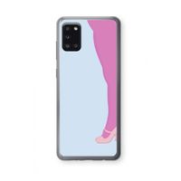 Pink panty: Samsung Galaxy A31 Transparant Hoesje