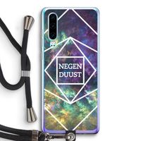 Negenduust ruimte: Huawei P30 Transparant Hoesje met koord