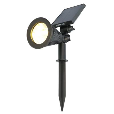 Bend PIR solar prikspot - Bewegingssensor en schemerschakelaar - 3000K warm wit - 2 lichtstanden - 300 lumen - 6-9 uur brandtijd - IP65 waterdicht