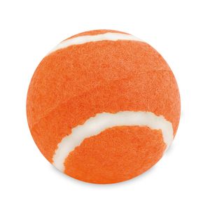 Oranje hondenbal 6,4 cm