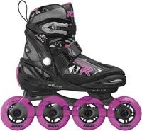 Inline skates Moody Tif 82A zwart/roze maat 36-40 - thumbnail