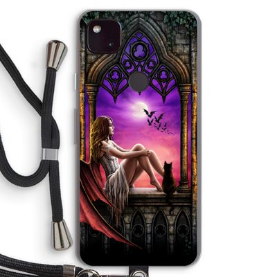 Kinderen van de nacht: Pixel 4a 5G Transparant Hoesje met koord