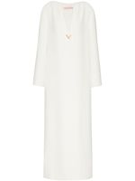 Valentino Garavani robe-caftan Cady Couture - Blanc