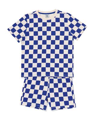 HEMA Kindershortama blokken blauw (blauw)