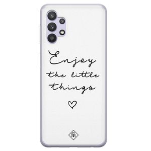 Samsung Galaxy A32 5G siliconen hoesje - Enjoy life