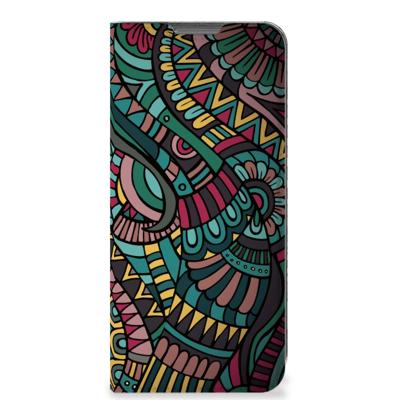OPPO A77 5G | A57 5G | Hoesje met Magneet | Aztec OPPO A77 5G | A57 5G | Hoesje met Magneet | Aztec