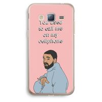 Hotline bling: Samsung Galaxy J3 (2016) Transparant Hoesje Hotline bling: Samsung Galaxy J3 (2016) Transparant Hoesje