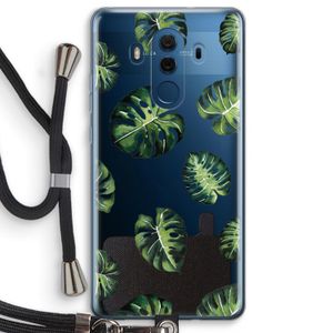 Tropische bladeren: Huawei Mate 10 Pro Transparant Hoesje met koord