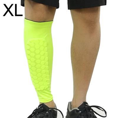 Voetbal anti-botsing leggings outdoor basketbal paardrijden alpinisme enkel beschermen kalf sokken Gear Protector maat: XL