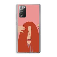 Woke up like this: Samsung Galaxy Note 20 / Note 20 5G Transparant Hoesje