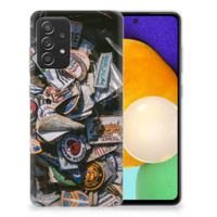 Samsung Galaxy A52 (5G/4G) | Siliconen hoesje | met foto Badges