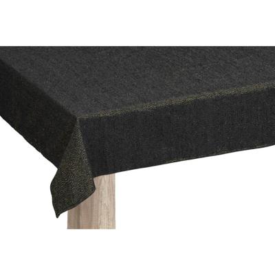 Leen Bakker - Tafelkleed Arianne - Zwart/goudkleur - 140x260 Cm - Polyester - Zwart#Goudkleurig