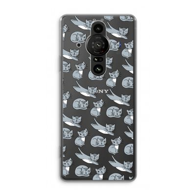 Poezen: Sony Xperia Pro-I Transparant Hoesje