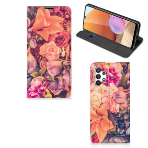 Samsung Galaxy A32 4G | A32 5G Enterprise Editie Smart Cover Bosje Bloemen