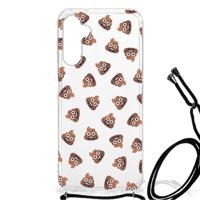 Doorzichtige Silicone Hoesje voor Samsung Galaxy A14 5G Poep Emojis