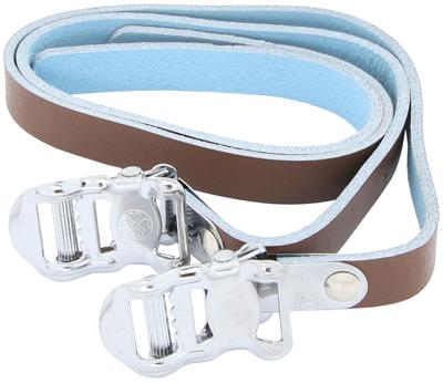 CONTEC Ct pedalstrap leather leather brown 2pcs